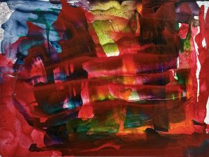 Looming,2026,Arylic on Panel 18x24_