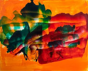Solar Fliar, 2026,Acrylic on Wood Panel